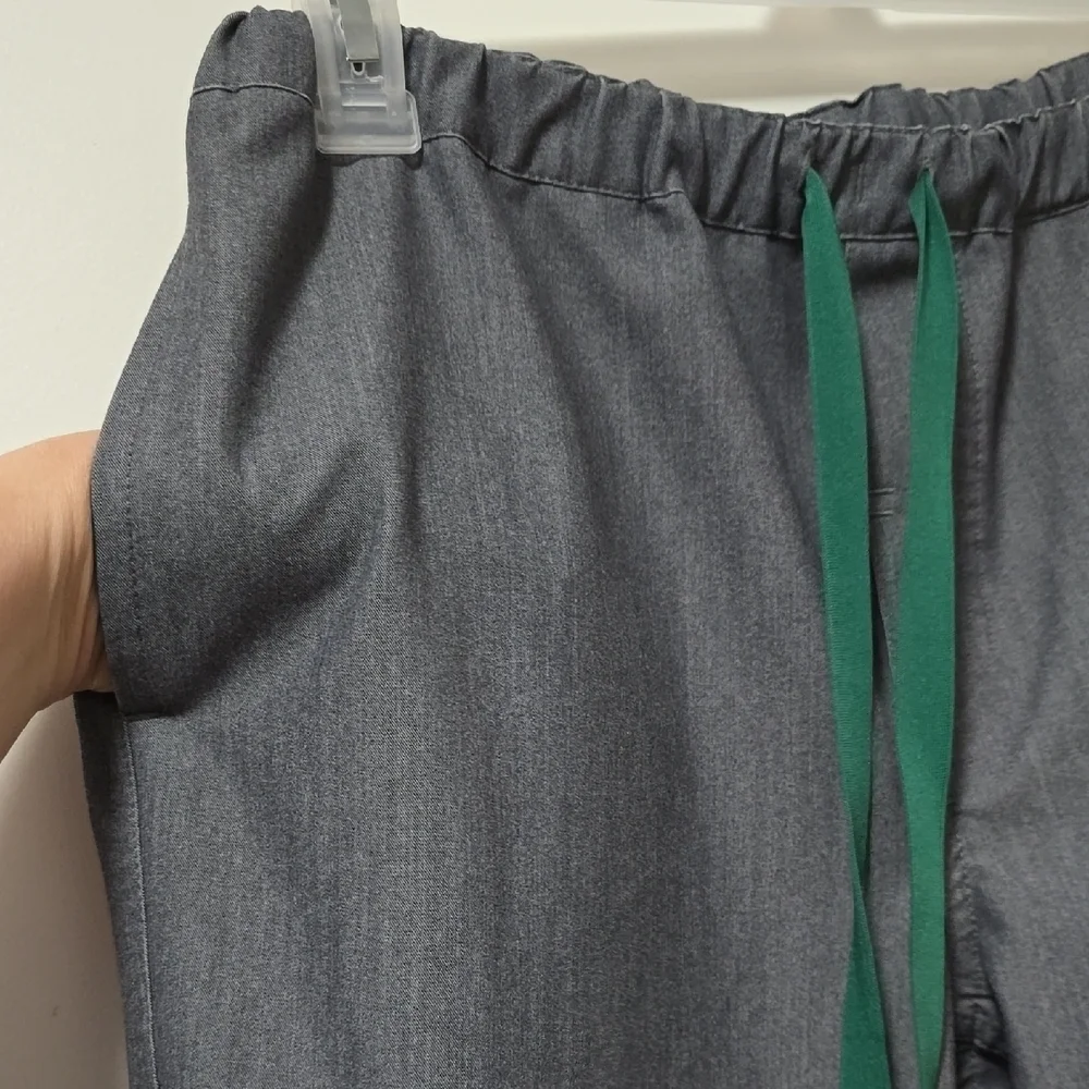 Figs Gray and Green Joggers with Relaxed Fit